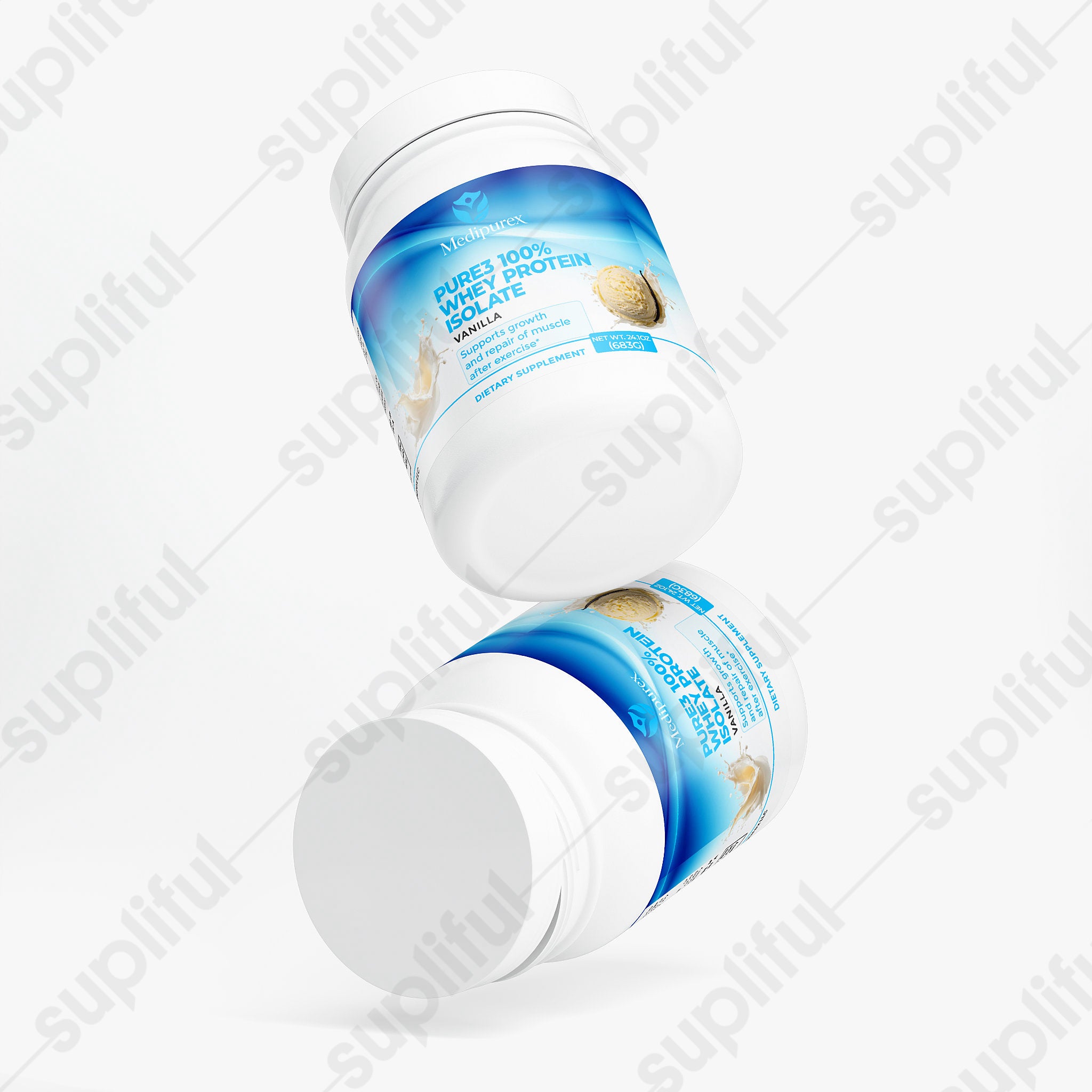 Pure3 100% Whey Protein Isolate (Vanilla)
